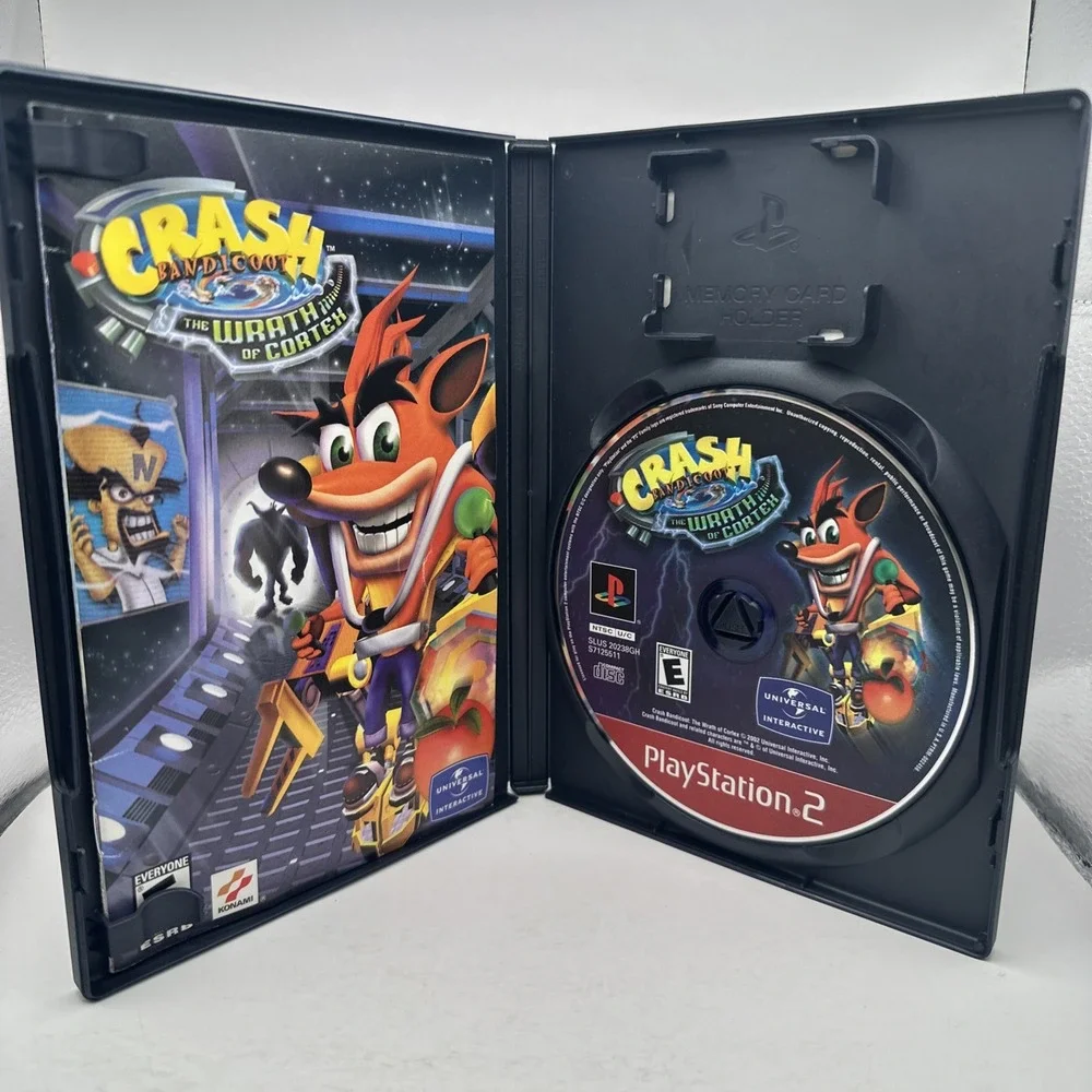 Crash Bandicoot The Wrath Of Cortex Playstation 2 PS2 CIB Complete Manual RegCar